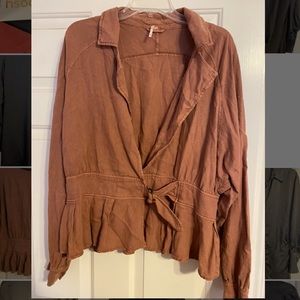 Free People Brown Jacket